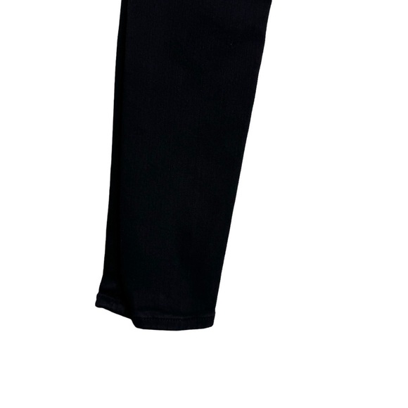 Frame Denim Black Film Noir Le Skinny De Jeanne Distressed Skinny Leg Jeans 26 - Picture 10 of 16